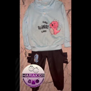 baju dan celana joger anak usia 1 tahun sampai 5 tahun motif rawrr godzila
