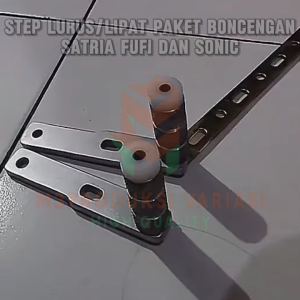 Step Belakang Footstep Lipat Boncengan Satria FU dan Sonic Underbone Belakang Motor PNP Model Lurus