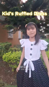 HEATHER 1042 KIDS FASHIONABLE DRESS | FREESIZE FROM 8-13YRS OLD