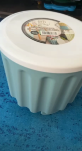 Round Multipurpose Chair with Storage for Toys & Items