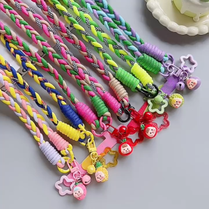 Tali HP Lanyard Universal Bisa Cross-body Motif Flower Gantungan Handphone