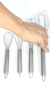 Stainless Steel Egg Beater Whisk Mixer Stirrer Cake Baking Tools