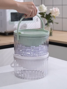 ชุดถ้วยอะคริลิก ชามสลัด ชามถนอมอาหาร ภาชนะใส่อาหาร อะคริลิกอย่างดี เก็บความเย็นได้