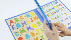 Magnetic Spelling Word Books Kids English Alphabet Letters Cognition Learning Education Montessori Teaching Toys Gifts