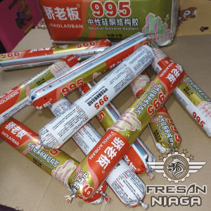 Lem Silikon Sosis Lontong Tipe Netral Serbaguna Silicone Weatherproof Sealant Neutral Sausage