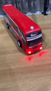 MamaJenni Mainan Anak Bus Telolet Basuri Bis ada Musik dan Lampu Mobil Mobilan Laki Laki Cowok 3 4 5 Tahun