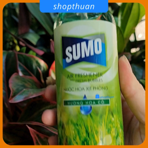 Nước xịt phòng Sumo 350ml hương hoa cỏ ( chai xanh lá )
