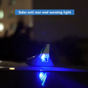 Lampu LED Mobil Tenaga Surya Shark Fin Antena Lampu LED Antena Tenaga Matahari Lampu Otomatis Nyala Malam Hari Utk Peringatan dan Keamanan Antena Mobil Variasi Depan LED