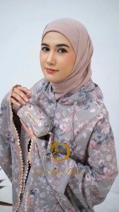 Mukena Mini Traveling Parasut Premium Korea Motif 2in1