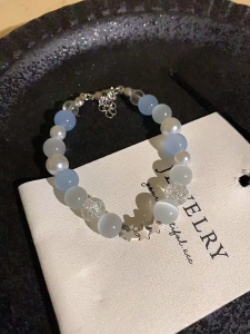 Gelang Tangan Wanita Bintang Star Manik-manik Design Beaded Bracelet