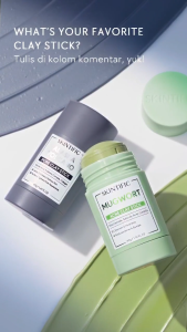 SKINTIFIC Mugwort Clay Mask Stick || Alaska Volcano Clay Mask Stick || Niacinamide Bright Boost Clay Stick