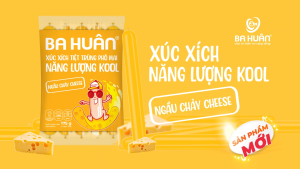 Xúc xích tiệt trùng phô mai Năng lượng KOOL BA HUÂN - Gói 5 cây tiện lợi 175g - Thơm ngon béo ngậy Ăn Liền Hoặc Ăn Kèm Hương Vị Truyền Thống Việt Nam - Lazada