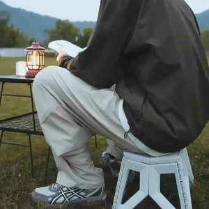 JK HOME Military Style Outdoor Camping chair Foldable Portable Chair Plastic stool Portable equipment Garden