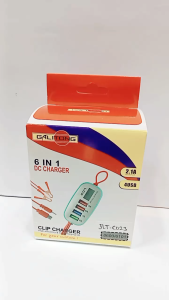 TC Charger AKI 6IN1 + LCD JLT-C023 DC Charger Aki Galitong 2.1A Universal