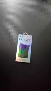 ฟิล์มกระจกกันมองสําหรับรุ่น iPhone17promax/17pro/17air/17/16e/16promax/16pro/16plus/16/15promax/15pro/15plus/15/14promax/13promax/ฟิล์มกระจกกันเสือกprivancy glass