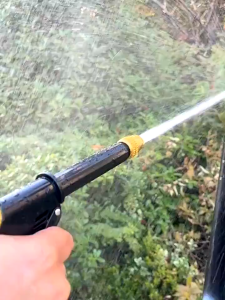 ปืนฉีดน้ำแรงดันสูง 10 เมตร ปืนฉีดน้ำอเนกประสงค์ สายยางรดน้ำแถมชุดข้อต่อ 3ชิ้น ล้างรถ รดน้ำต้นไม้ ปืนฉีดน้ำแรงดันสูง