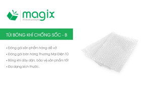 B3B - 40x30 cm - 50 Túi bóng khí chống sốc đóng hàng - Túi gói hàng bọc chống sốc xốp chống sốc