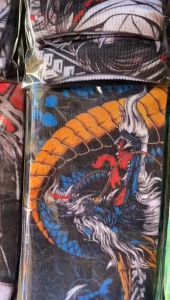 MANSET TATTO LENGAN PANJANG PRIA MOTIF BERGAMBAR KARAKTER PRINTING ELASTIS TIDAK PANAS BEBAS PILIH MOTIF