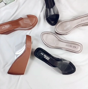 AB Sandal Wedges Kokop Mika Premium Super Empuk Nyaman Banget