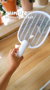 2 in 1 Rechargeable Electric Mosquito Killer Swatter Mosquito Lamp 3000V Strong Voltage High Efficiency Mosquito Dispeller