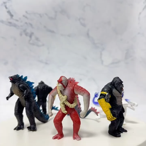 Action Figure GODZILLA isi 6 pcs Miniatur Topper Pajangan Mainan Monster Kaiju King Ghidorah Rodan