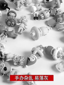 ชั้นวางโมเดลอคริลิค กล่องใส่โมเดล ตู้โชว์โมเดล ตู้โชว์ตุ๊กตา สามารถวางซ้อนกันได้ ป้องกันฝุ่น