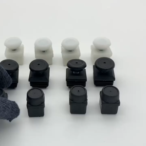 ชุดปรับระดับขาโต๊ะ ตัวปรับระดับตัวผู้ ตัวเมียขาโต๊ะจัดเลี่ยง ฐานสี่เหลี่ยม สำหรับ โต๊ะ ชั้นวางสินค้า ชั้นวางของ