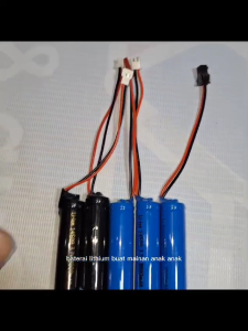 BATRE Mainan Anak RC Li-ion 14500 3.7V 3000mAh Soket HITAM Soket Putih XH PH Merah Losi