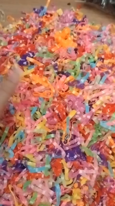 Thun cột tóc Bịt 500gr thun cột tóc cho Mẹ và bé mix nhiều màu xinh xắn .
