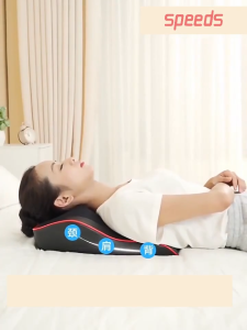 SPEEDS Bantal Pijat Massager Alat Pijat Terapi Refleksi Kesehatan Massage Body Elektrik Getar 070-9