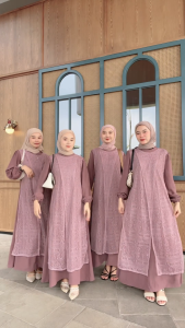 BEST SELLER BETHARINE DRESS MIX BRUKAT GAMIS KONDANGAN WANITA DRESS MUSLIM DRESS PESTA TERBARU 2024