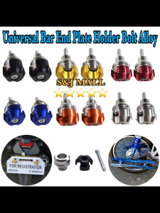 Universal Motorcycle Bar End Plate Holder Bolt Alloy 6mm 2pcs