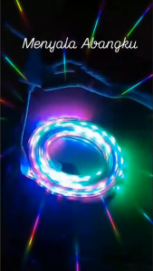 Lampu LED Hias 10 Meter Selang Outdor - Indoor Lovov Warna FULL COLOR RGB Eksterior Lampu 17 Agustus an Natal Pesta