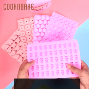 KHUÔN SILICON LÀM THẠCH RAU CÂU SOCOLA KẸO CHIP CHIP MẪU MINI TỰ CHỌN