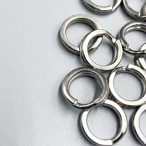 50 pcs Stainless Double Loop Fishing Split Rings