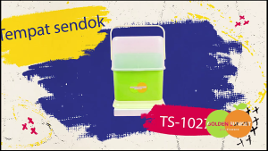 Tempat sendok garpu golden sunkist tp-1027