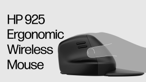 HP 925 Ergonomic Wireless Programmable Mouse | Multi Surface Tracking | Ergonomic Mouse | Multi Device Connections