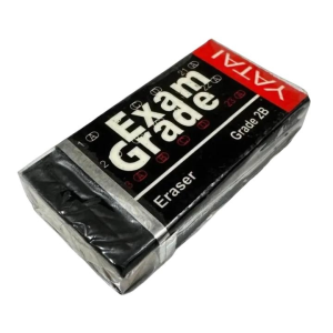 [1 Pcs] Yatai Exam Grade Eraser ER-6303 (Black / Dust-Free / Erasers Garde 2B )