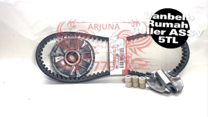 PAKET VANBELT MIO + RUMAH ROLLER ASSY YAMAHA MIO SPORTY / MIO SMILE / FINO KARBU / MIO SOUL KARBU / PAKET 2 ITEM VANBEL + RUMAH ROLLER ASSY MIO + BOSH KODE PARTS 5TL/5LW