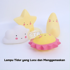 ❤GTB❤ Lampu Tidur Motif Awan Bintang Bulan LED Berkualitas IMPORT R202
