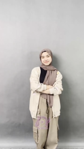 ZAVA CARDY OVERSIZE WANITA OUTFIT KOREAN LOOK CARDI KANCING OUTER