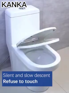 KANKA Toilet Seat Cover: Universal Standard Size & Easy Installation