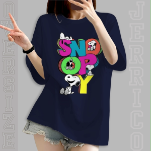 Jerrico Tshirt Oversize | Kaos Oversize Cewek Lengan Pendek | Baju Oblong Wanita size Jumbo