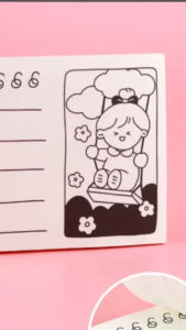 Zaman Now - Sticky Notes Motif Kartun Lucu / Sticky To Do List Kartun / Memo Tempel Kartun