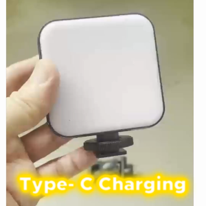 RGB Video Lights Selfie Light for iPhoneLaptopCamera2000mAH Portable Photography Fill Light 360° Full Color 24 Effects CRI 95+ 2500-9000K for Video RecordingZoom MeetingsVlogTiktok