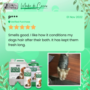 MDCP - Anti Galis Kati Kamot  Prolific Tails Madre de Cacao Specialized Shampoo 250ml for cat/dog + TBS 100ml + Fish Oil 30 softgels