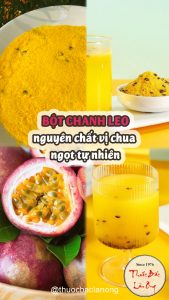 Bột chanh leo 100g (Bột chanh dây sấy lạnh nguyên chất) - Lãn Ông