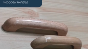 1 Piece Wood Knobs Cabinet Handle Furniture Drawer Pulls Handles W/ Screws