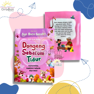 Buku Dongeng Sebelum Tidur Isi 22 Cerita - Buku Bacaan untuk Melancarkan Kemampuan Membaca Anak