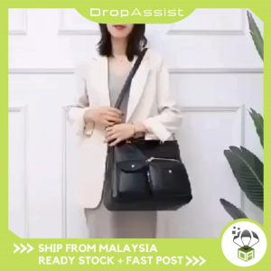 DROPASSIST 1834 READY STOCK Waterproof Big Capacity Multi-Pocket Beg Tangan Wanita Sling Bag Women Handbag Women Shoulder Sling Bag